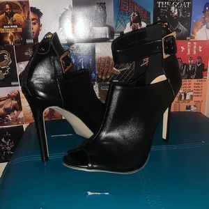 Open Toe Ankle Strap Heels